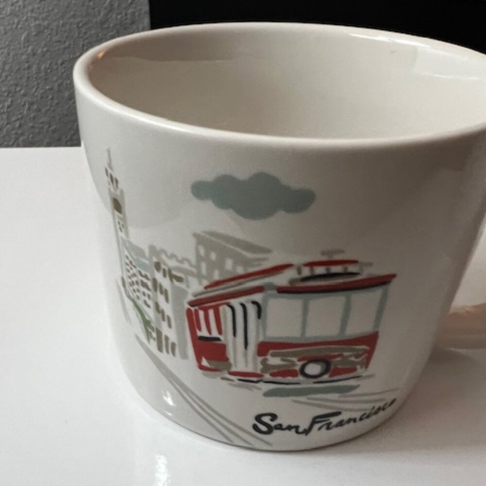 Set of 4 Pottery Barn Mugs - Picture 1 of 4
